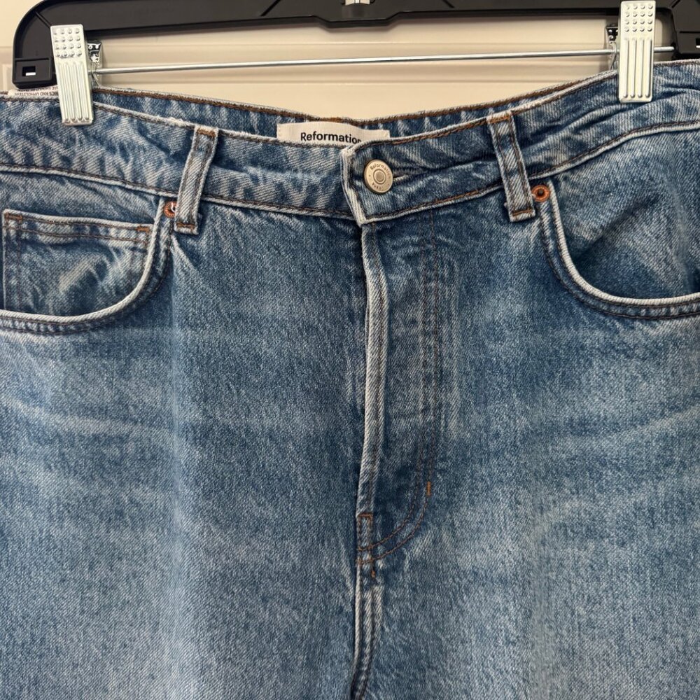 Reformation - Cynthia High Rise Straight Jeans (Size 29) - Picture 3 of 10